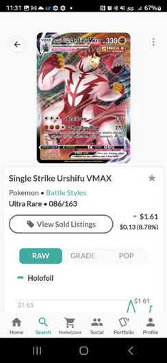 Single Strike Urshifu VMAX #86 photo