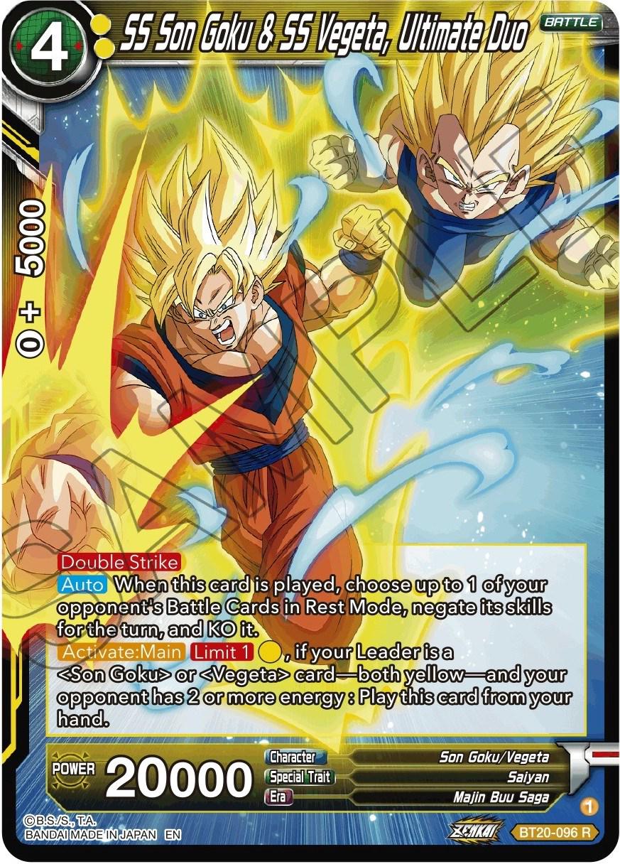 SS Son Goku & SS Vegeta, Ultimate Duo BT20-096 Dragon Ball Super Power Absorbed