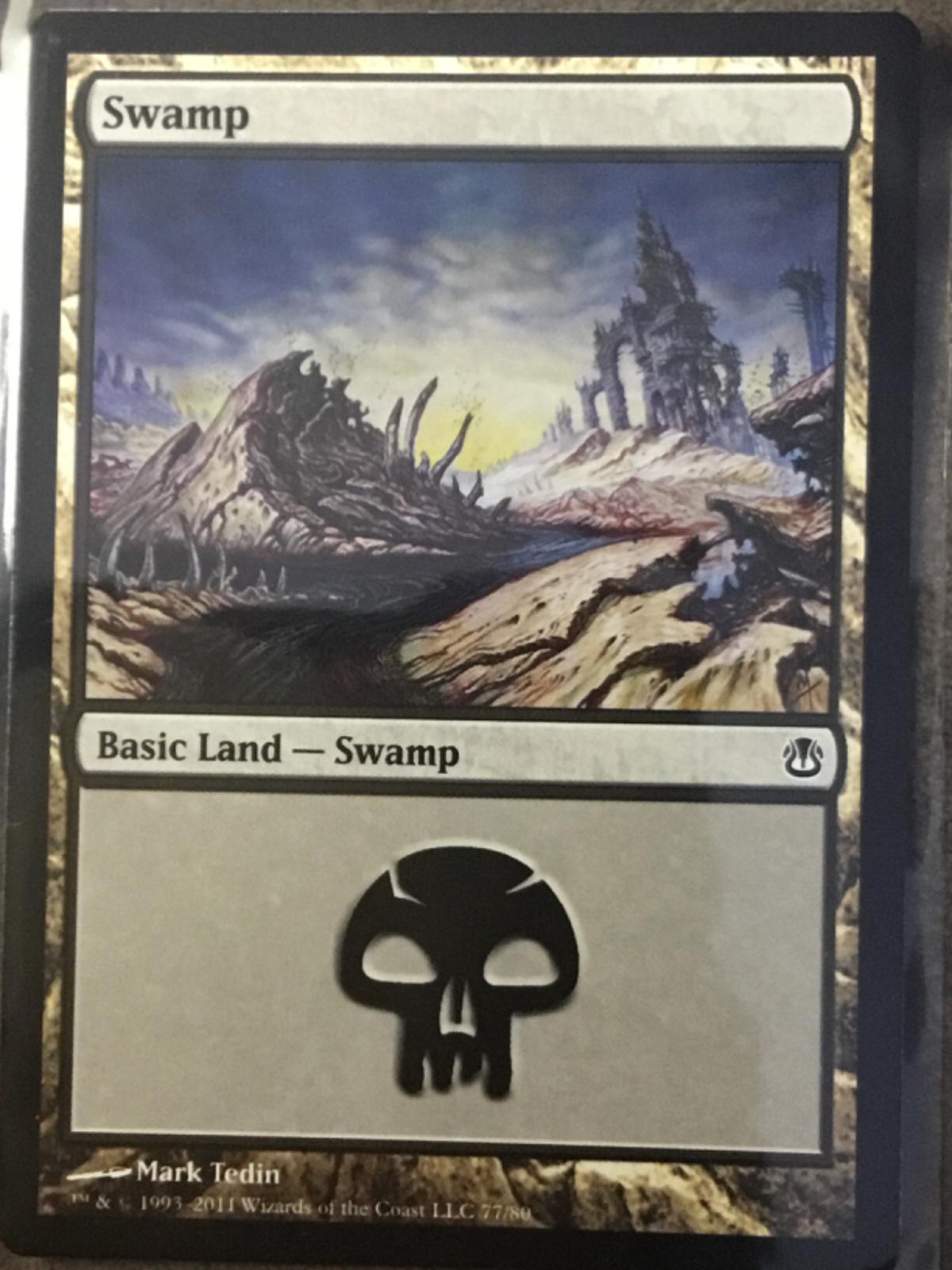 Swamp #77 Magic Ajani vs Nicol Bolas