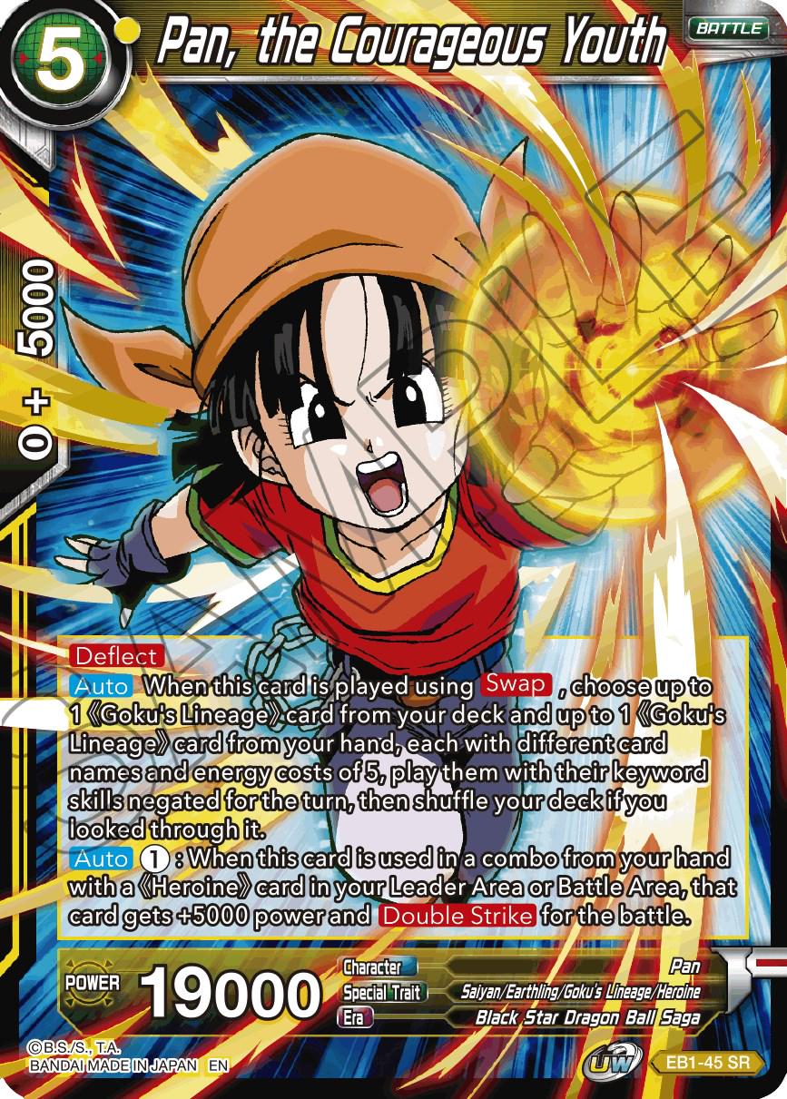 Pan, the Courageous Youth EB1-45 Dragon Ball Super Battle Evolution Booster