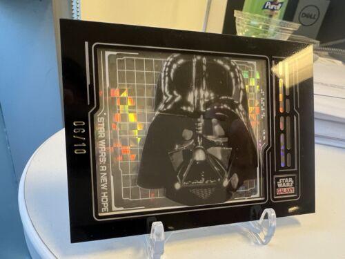 Darth Vader Helmet  [X-Fractor] #AS-5 Star Wars 2024 Topps Chrome Galaxy Armor Shadowbox