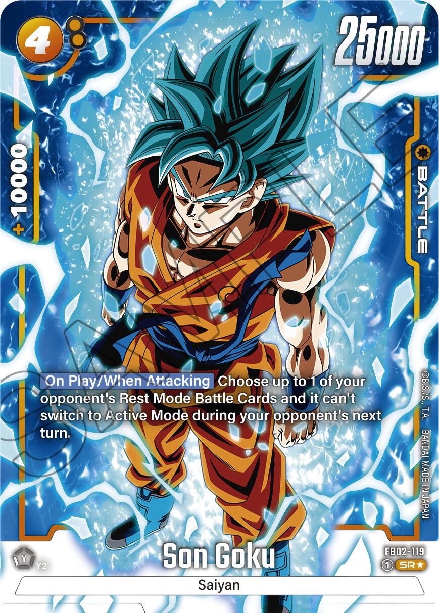 Son Goku [Alternate Art] FB02-119 Dragon Ball Fusion World Blazing Aura