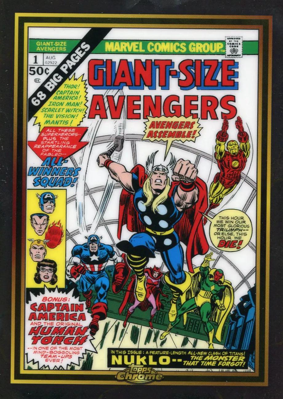 Giant-size Avengers 1 #MGG-3 Marvel 2024 Topps Chrome Giant-size Chrome 50th Anniversary