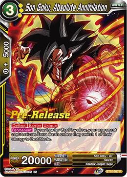 Son Goku, Absolute Annihilation BT10-097 Dragon Ball Super Rise of the Unison Warrior: Pre-Release Promos