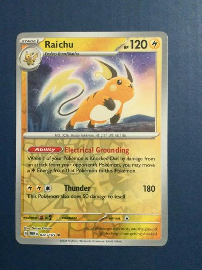 Raichu [Reverse Holo] #26 photo