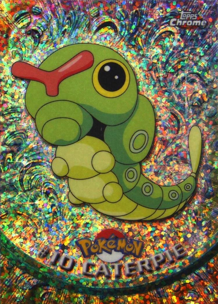 Caterpie [Sparkle] #10 Pokemon 2000 Topps Chrome