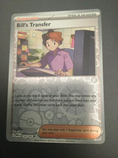 Bill's Transfer [Reverse Holo] #156 photo