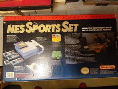 BACK OF BOX  | Nintendo NES Sports Set Console NES