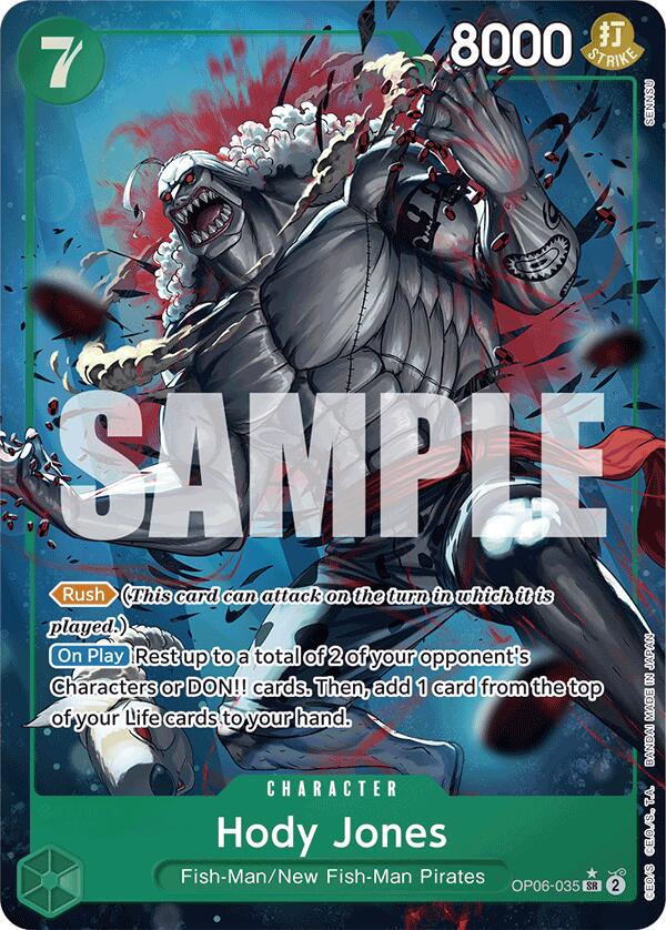 Hody Jones [Alternate Art PRB-01] OP06-035 One Piece Wings of the Captain