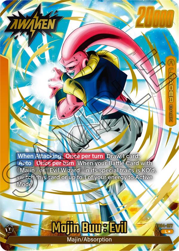 Majin Buu: Evil [Alternate Art] FB04-077 Dragon Ball Fusion World Ultra Limit