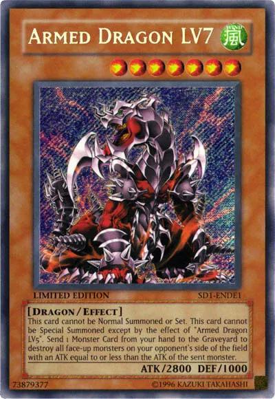 Armed Dragon LV7 SD1-ENDE1 YuGiOh Structure Deck: Dragon's Roar