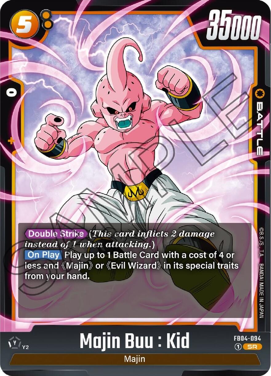 Majin Buu : Kid - FB04-094 [Holo] FB04-094 Dragon Ball Fusion World Ultra Limit