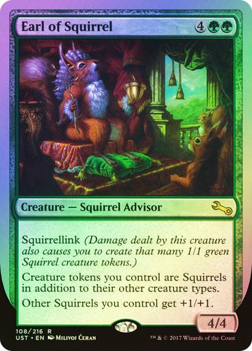 Earl of Squirrel [Foil] #108 Magic Unstable