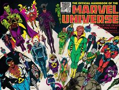 Wraparound Cover | Official Handbook of the Marvel Universe Comic Books Official Handbook of the Marvel Universe