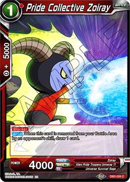 Pride Collective Zoiray [Foil] DB2-026 Dragon Ball Super Divine Multiverse