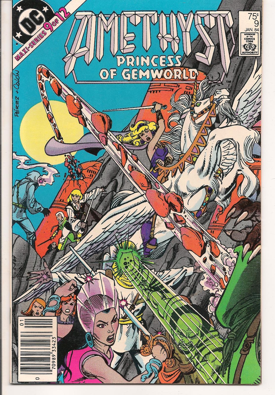 Amethyst, Princess Of Gemworld [Newsstand] #9 (1983) Comic Books Amethyst, Princess of Gemworld