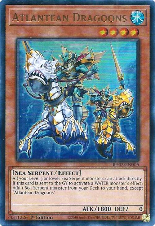 Atlantean Dragoons RA03-EN006 YuGiOh Quarter Century Bonanza