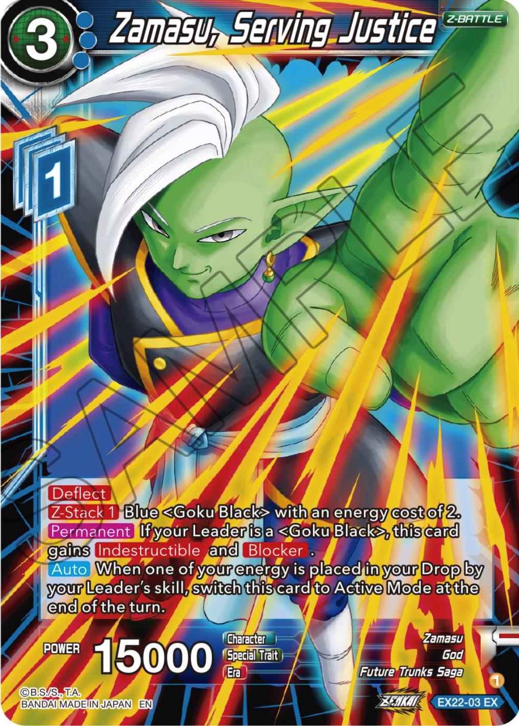 Zamasu, Serving Justice [Foil] EX22-03 Dragon Ball Super Expansion Set: Ultimate Deck 2023