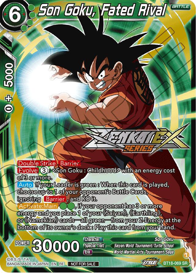 Son Goku, Fated Rival BT18-069 Dragon Ball Fusion World Promos