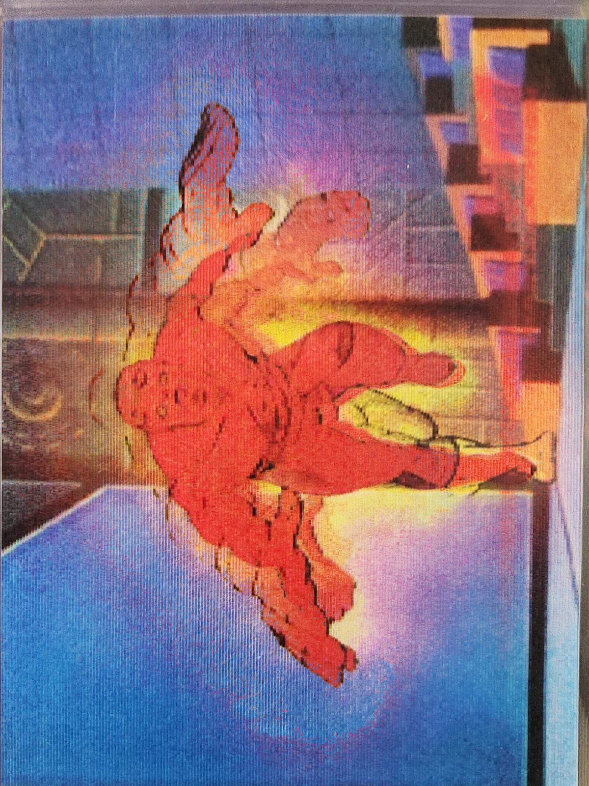 Human Torch #6 Marvel 1996 Fleer Motion