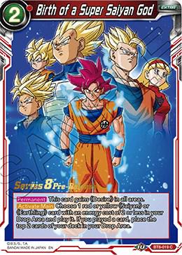 Birth of a Super Saiyan God BT8-019_PR Dragon Ball Super Malicious Machinations: Pre-Release Promos