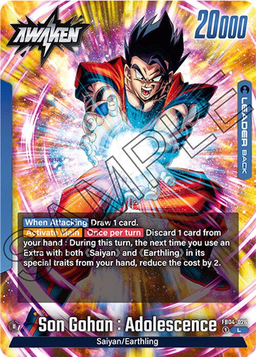 Son Gohan : Adolescence - FB04-026 FB04-026 Dragon Ball Fusion World Ultra Limit