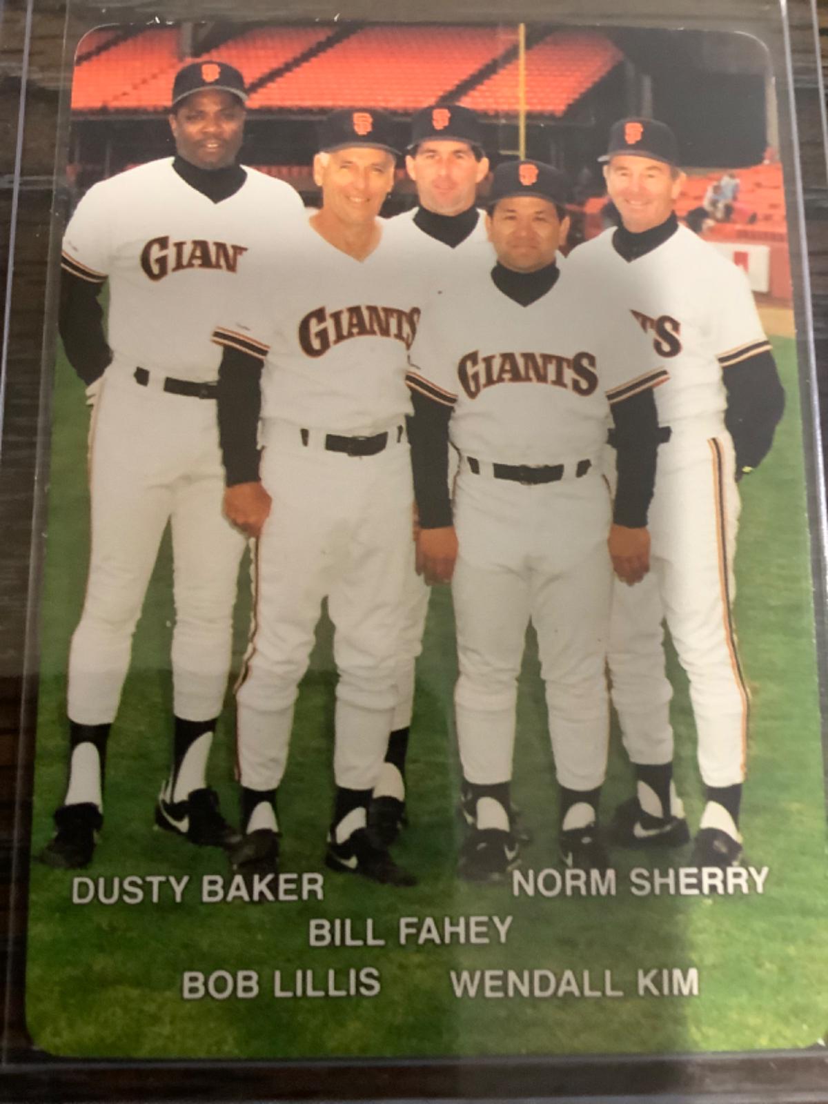 SF Giants Coaches 27 Prices 1990 Mothers Cookies Baseball Cards