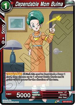 Dependable Mom Bulma BT4-013 Dragon Ball Super Colossal Warfare