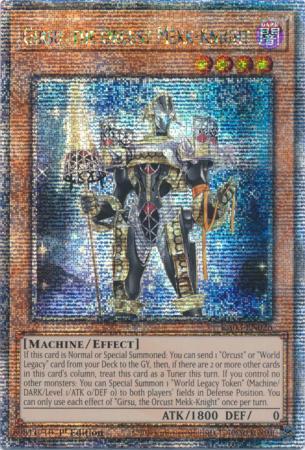 Girsu, the Orcust Mekk-Knight [Quarter Century Secret Rare] RA03-EN026 YuGiOh Quarter Century Bonanza