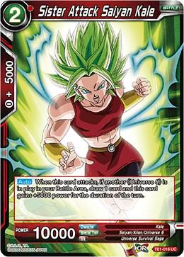 Sister Attack Saiyan Kale TB1-016 Dragon Ball Super The Tournament of Power