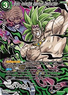 Broly, Invincible Agent of Destruction EX13-18 Dragon Ball Super Expansion Set: Special Anniversary Box 2020