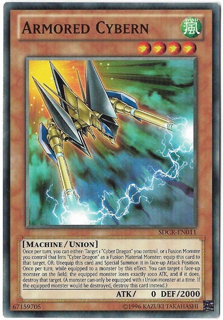 Armored Cybern SDCR-EN011 YuGiOh Structure Deck: Cyber Dragon Revolution