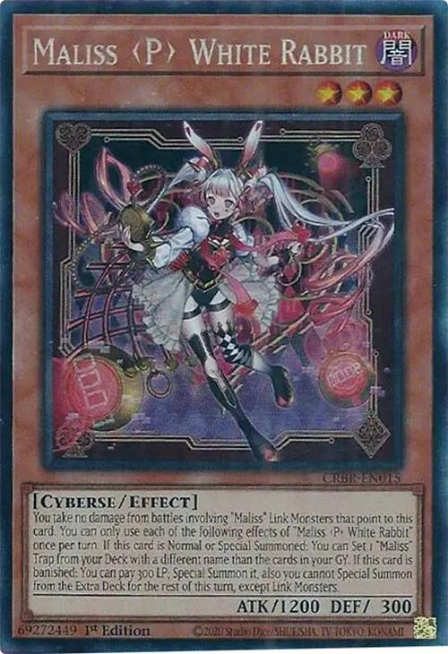 Maliss White Rabbit CRBR-EN015 YuGiOh Crossover Breakers