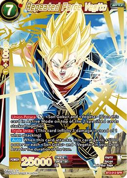 Repeated Force Vegito [SPR] BT2-012 Dragon Ball Super Union Force