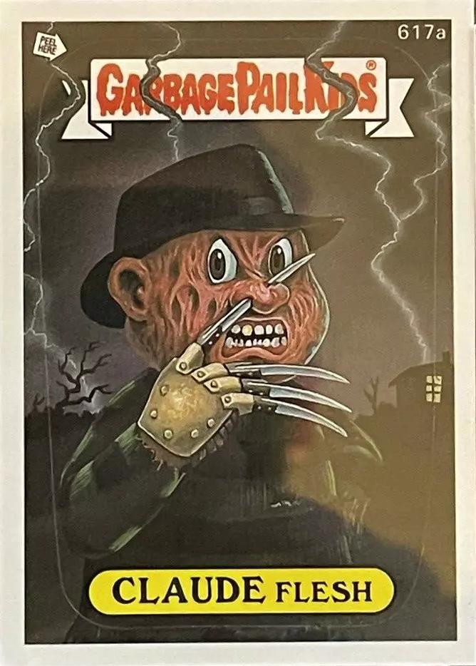 CLAUDE Flesh [Die-Cut] #617a 1988 Garbage Pail Kids