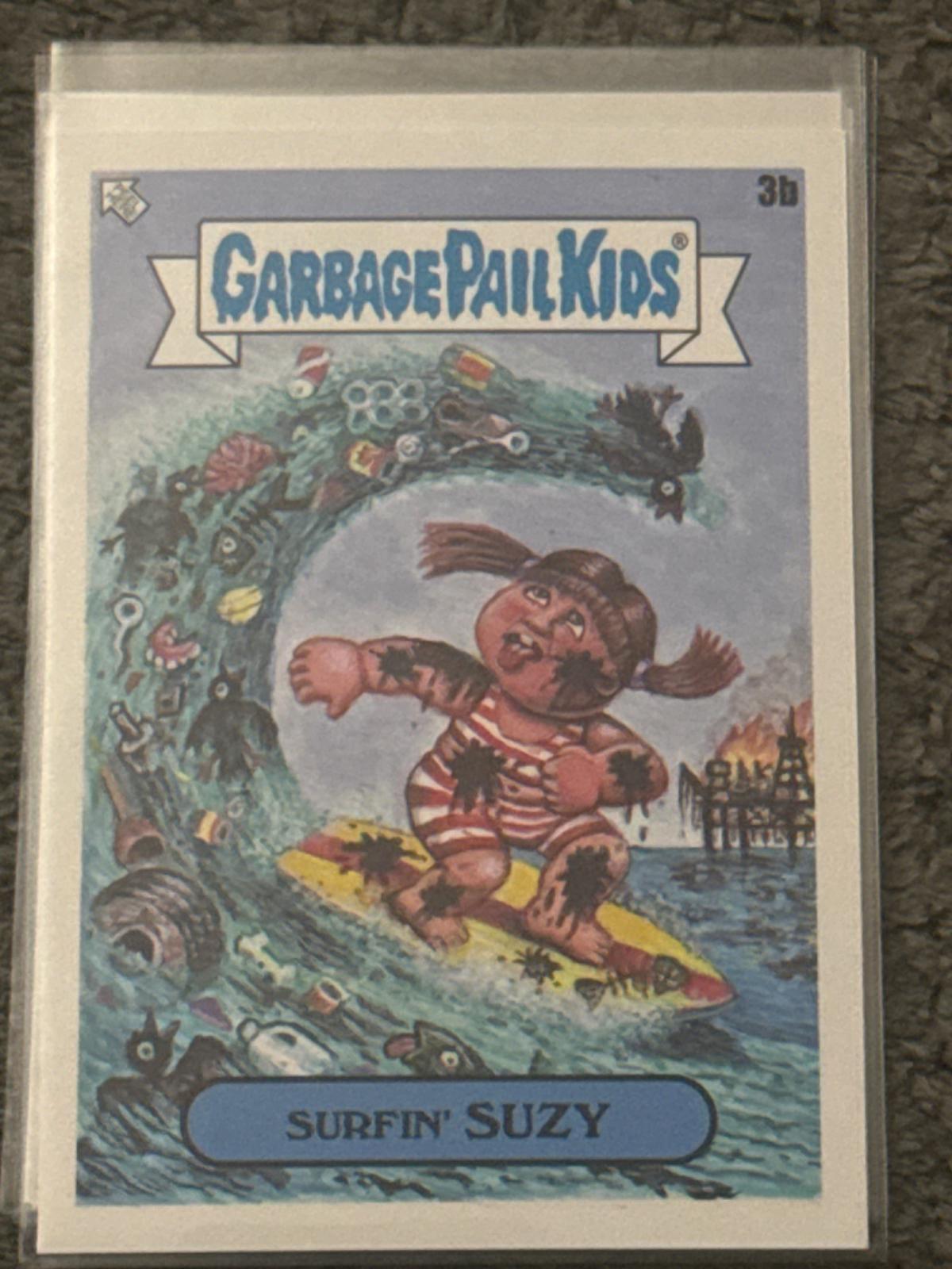 Surfin' SUZY #3B Garbage Pail Kids at Play Let's Get Physical