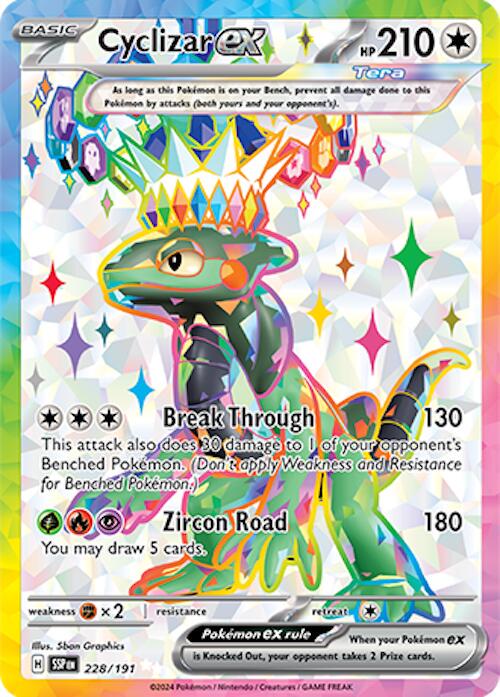 Cyclizar ex #228 Pokemon Surging Sparks