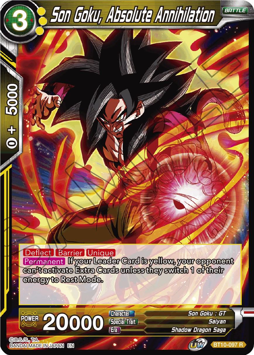 Son Goku, Absolute Annihilation BT10-097 Dragon Ball Super Rise of the Unison Warrior