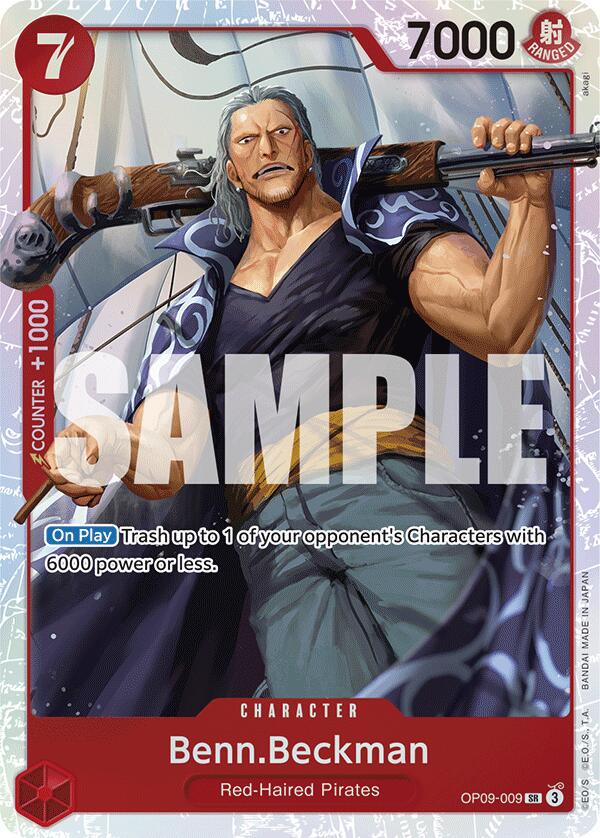 Benn.Beckman [Foil] OP09-009 One Piece Emperors in the New World