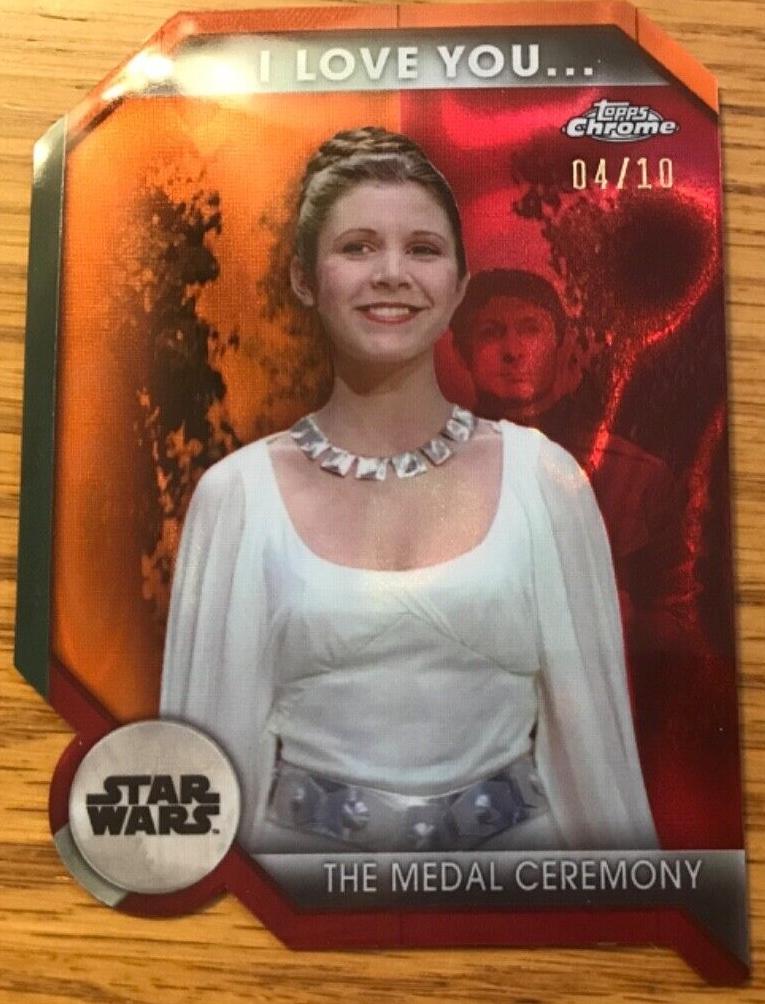 The Medal Ceremony [Mustafar Lava Refractor] #ILY-2A Star Wars 2024 Topps Chrome I Love You I Know