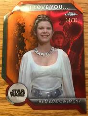 The Medal Ceremony [Mustafar Lava Refractor] #ILY-2A Star Wars 2024 Topps Chrome I Love You I Know Prices