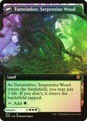 Turntimber, Serpentine Wood | Turntimber Symbiosis & Turntimber, Serpentine Wood [Extended Art Foil] Magic Zendikar Rising