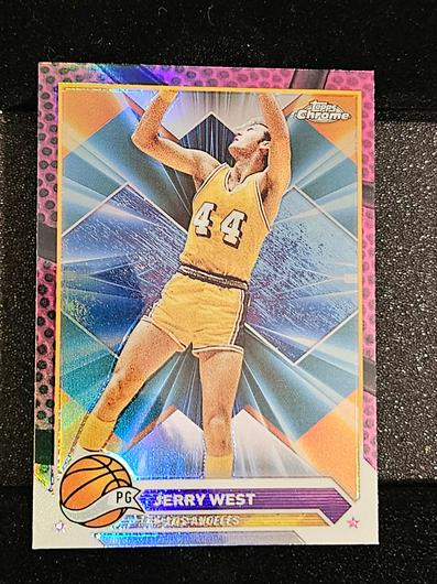 Jerry West [Green Topps Refractor] #125 photo