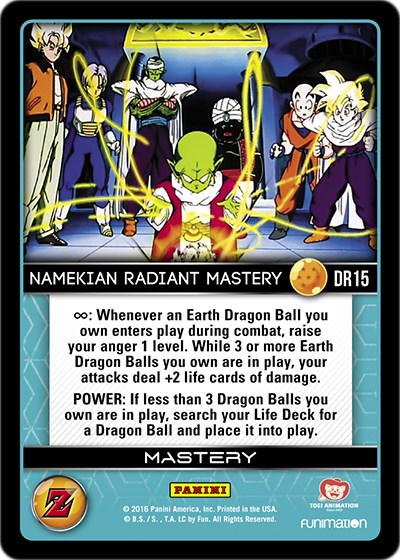 Namekian Radiant Mastery DR15 Dragon Ball Z Awakening