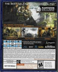 Back Cover | Call Of Duty: Black Ops III [Not For Resale] Playstation 4