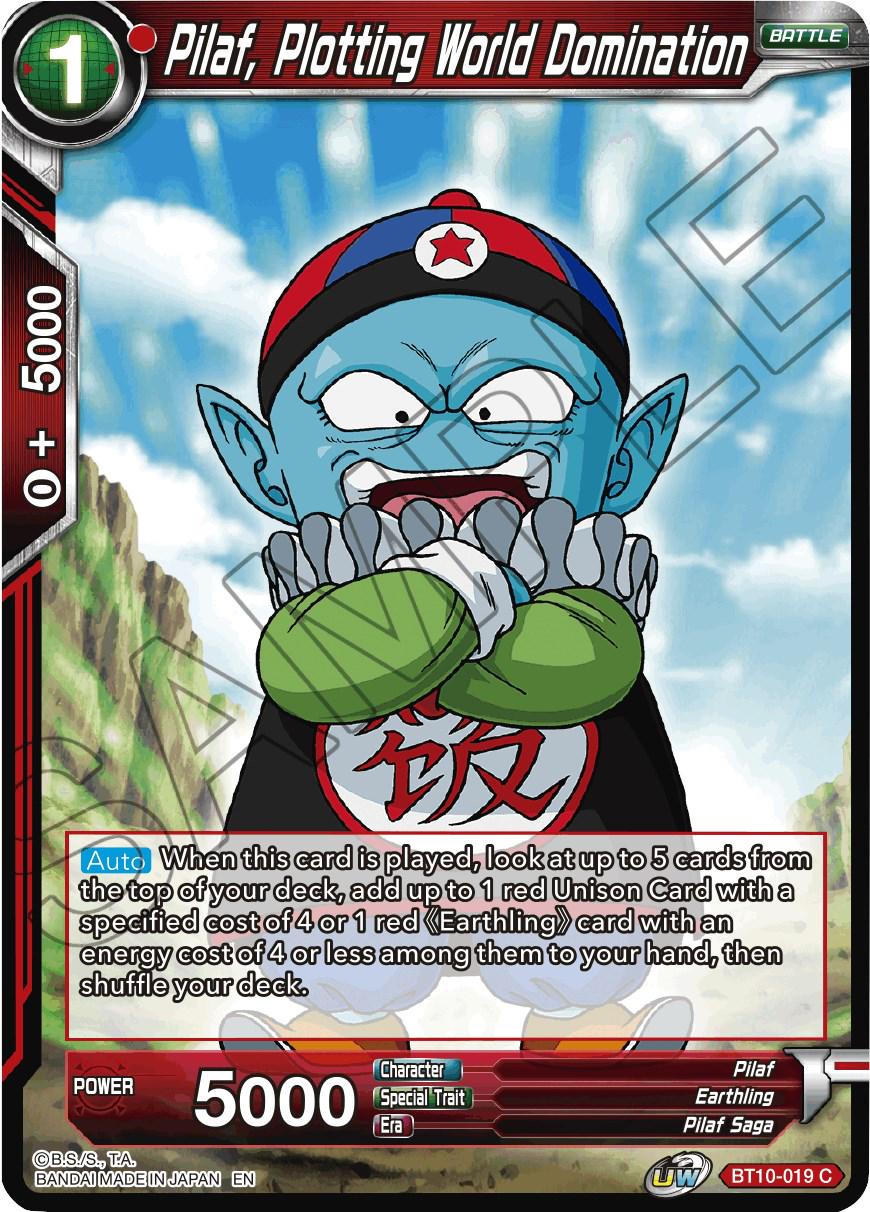 Pilaf, Plotting World Domination [Foil] BT10-019 Dragon Ball Super Rise of the Unison Warrior