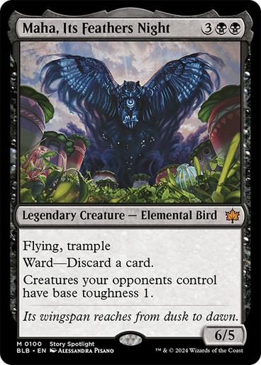 Maha, Its Feathers Night #100 Magic Bloomburrow