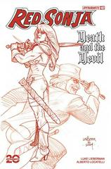 Red Sonja: Death and the Devil [Linsner Red Line Art] #2 (2024) Comic Books Red Sonja: Death and the Devil Prices