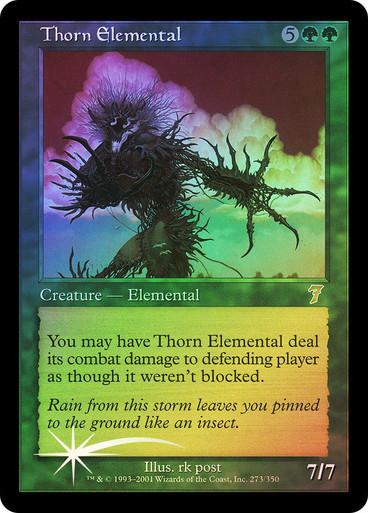 Thorn Elemental [Foil] #273 Magic 7th Edition