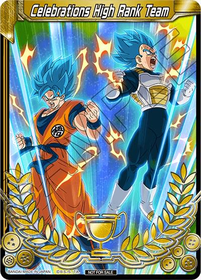 Celebrations High Rank Team [Celebrations 2019 - Merit Card - Top 50]  Dragon Ball Super Divine Multiverse Release Promos